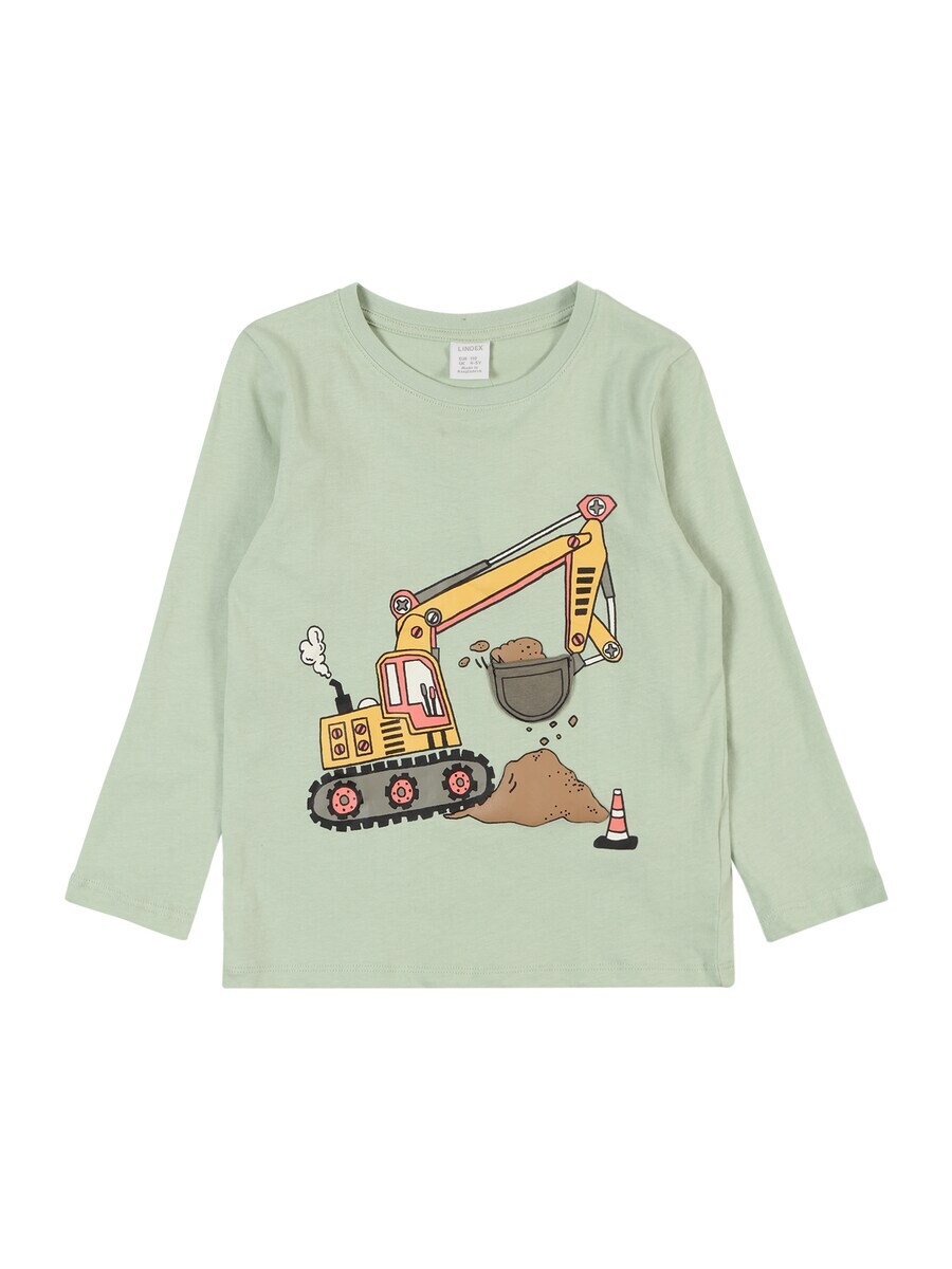 

Лонгслив Lindex Shirt Working Vehicles Placem, мятный