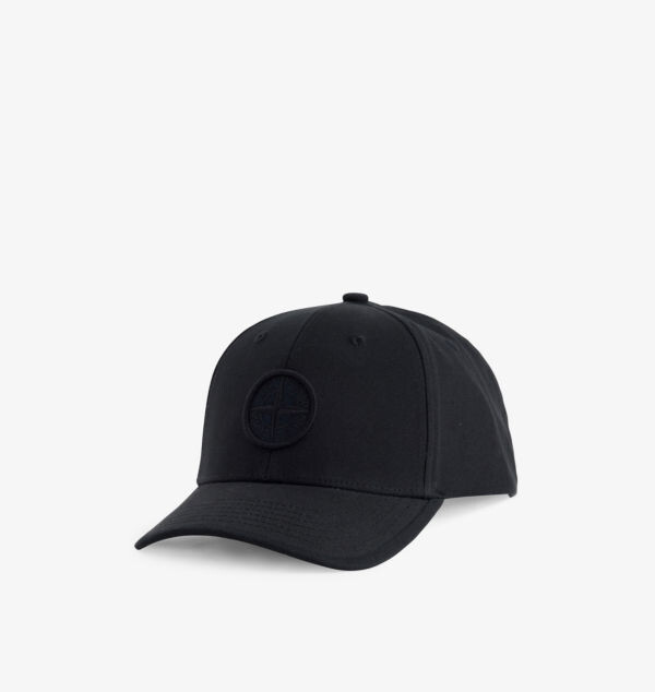 

Хлопковая кепка Compass-Logo 8-10 лет Stone Island, черный