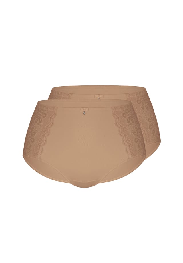 

Трусы-Брифы с эффектным жаккардом упаковка из 2 шт. Sassa, цвет comfort skin