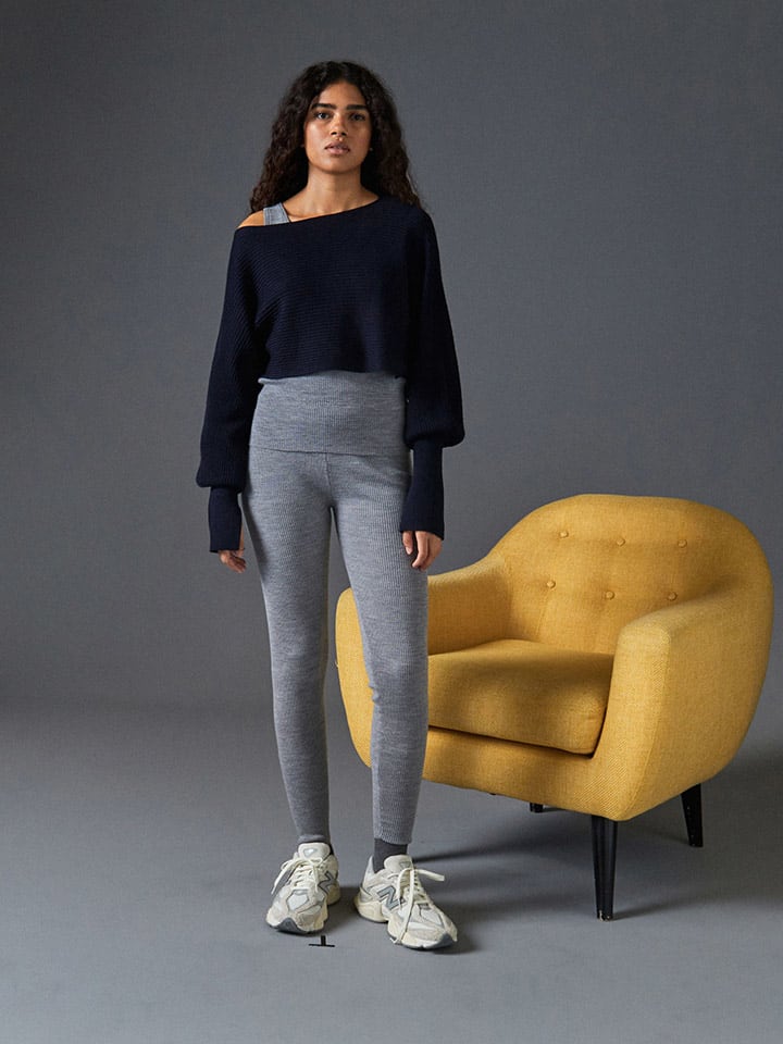 

Rodier Шерстяной свитер темно-синего цвета