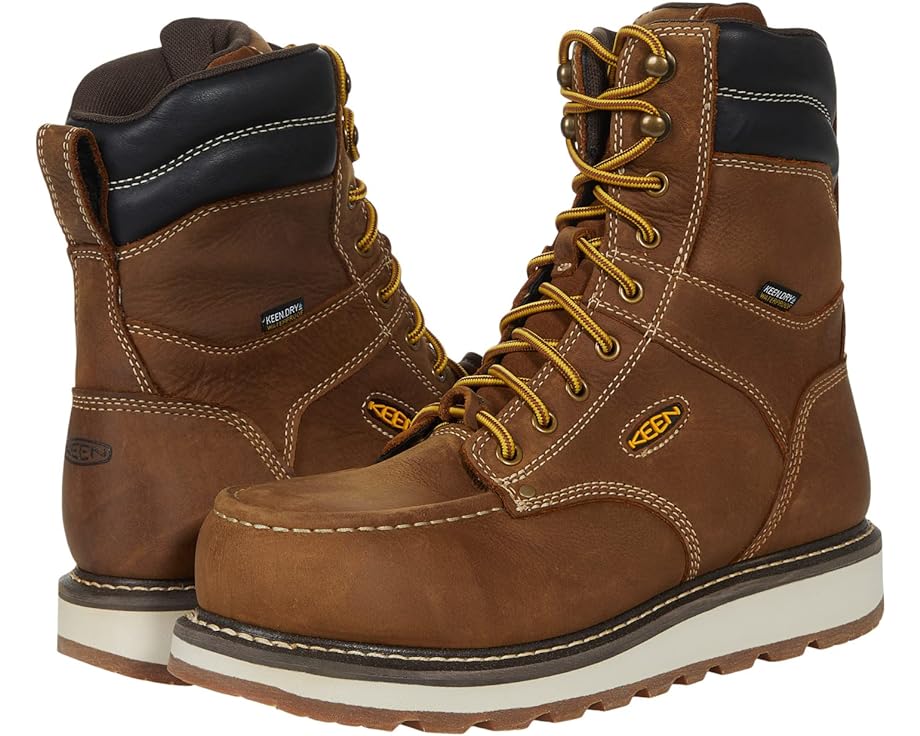 

Ботинки KEEN Utility Cincinnati 8" Waterproof, цвет Belgian/Sandshell