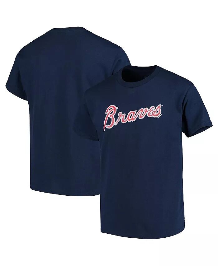 

Футболка с логотипом Big Boys Atlanta Braves - Темно-синий Soft As A Grape