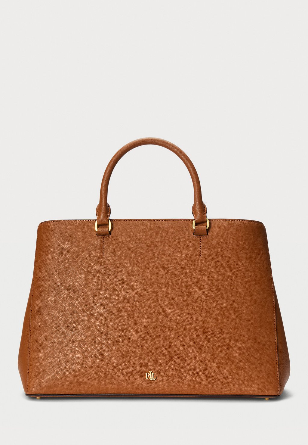 

Сумка CROSSHATCH LEATHER LARGE HANNA SATCHEL Lauren Ralph Lauren, светло-коричневый