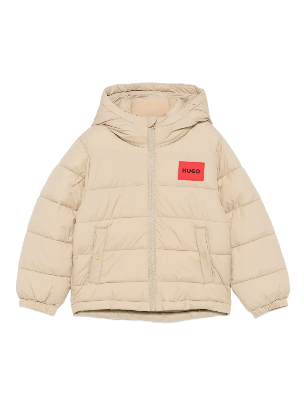 

Стеганая утепленная куртка HUGO KIDS, нейтральный