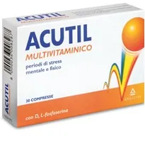 

Acutil Multivitamin 30 Энергетическая добавка в таблетках с покрытием