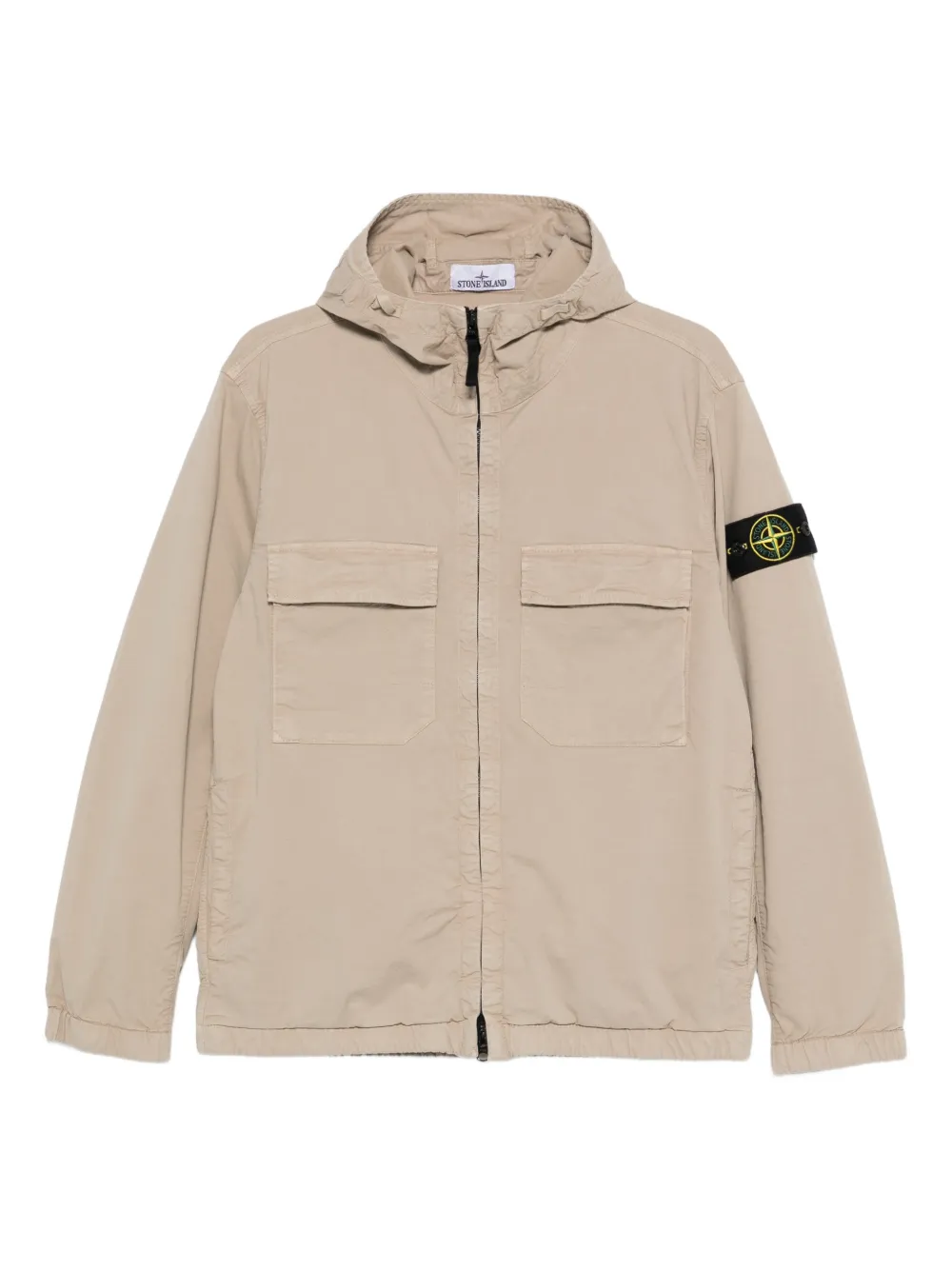 

Куртка с капюшоном и карманами Stone Island, нейтральный