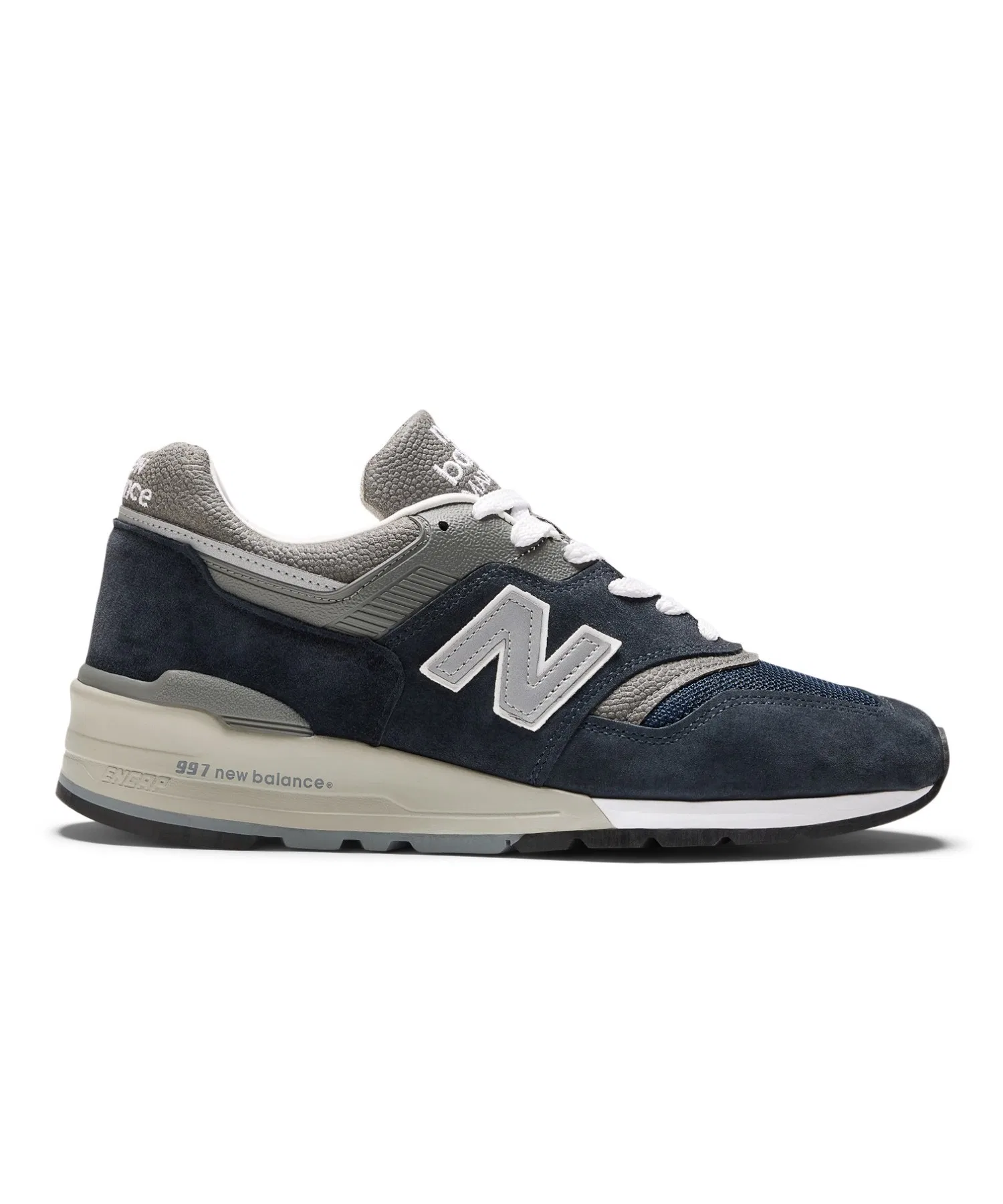 Унисекс кроссовки New Balance 997 из натуральной кожи тёмно-синие