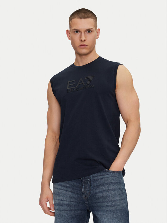 

Майка стандартного кроя 7M000223 AF10375 UB102 Ea7 Emporio Armani, синий