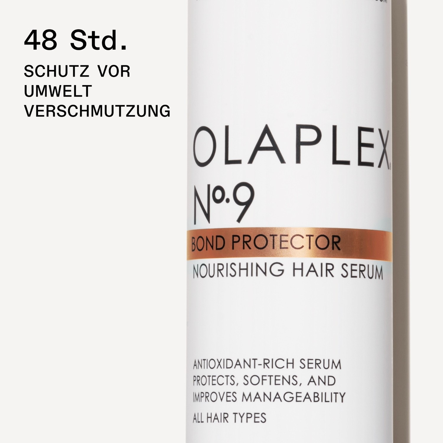 Сыворотка для волос no.9 bond protector nourishing hair serum Olaplex, объем 90 мл — фото 4