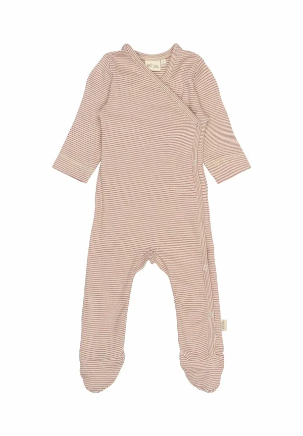 Костюм для сна Petit Piao, nostalgic rose dark/off white, ностальгический темно-розовый/бежевый