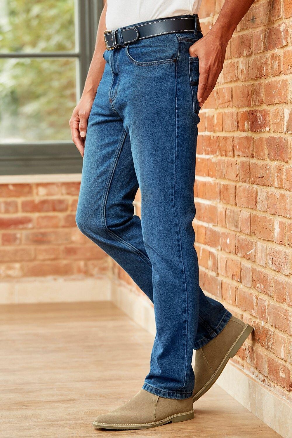 

Джинсы Бакстер 31 дюйм Cotton Traders, синий