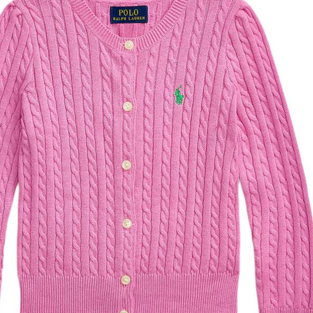 Polo Ralph Lauren Детский розовый свитер — фото 4