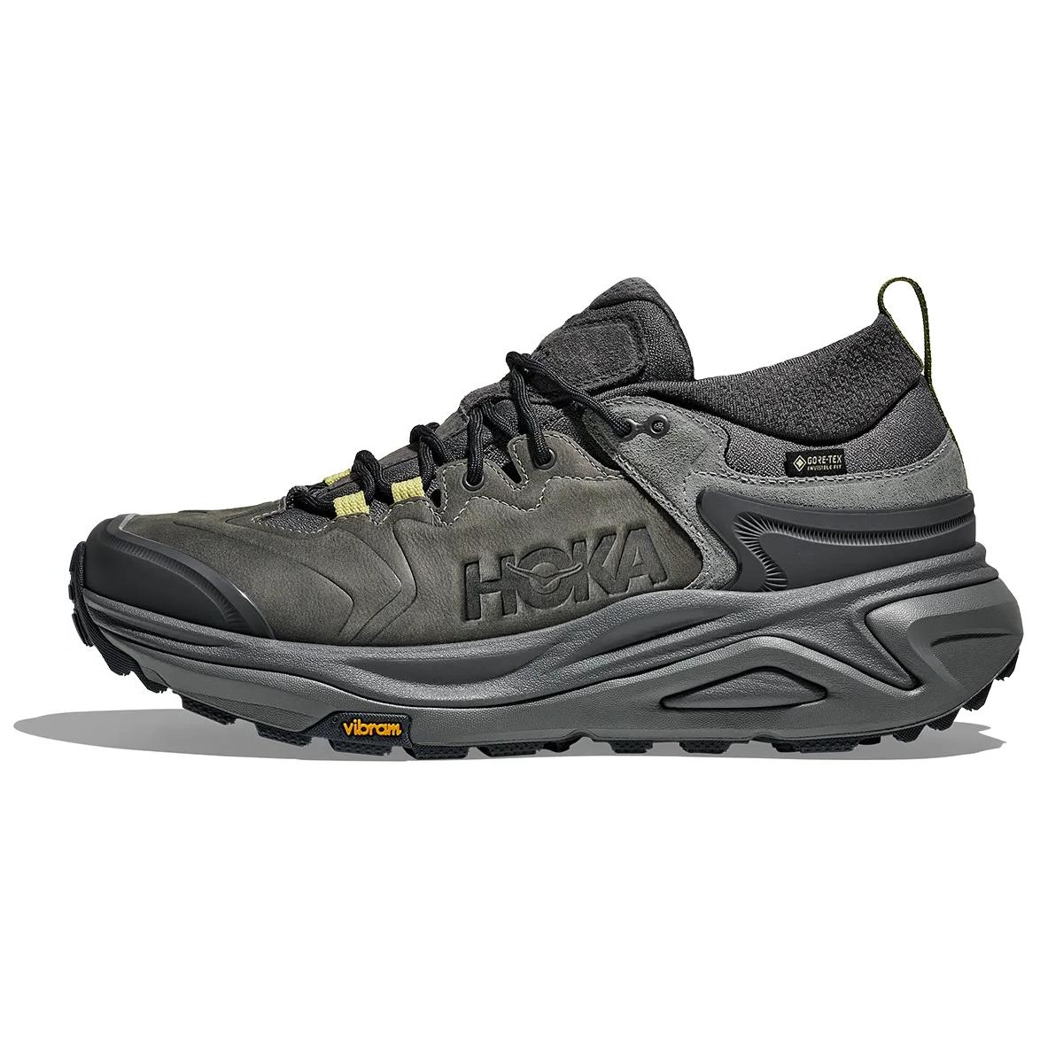 

Кроссовки Kaha 3 Low Gore Tex Asteroid Yuzu HOKA ONE ONE, Planet Gray/Pomelo Yellow