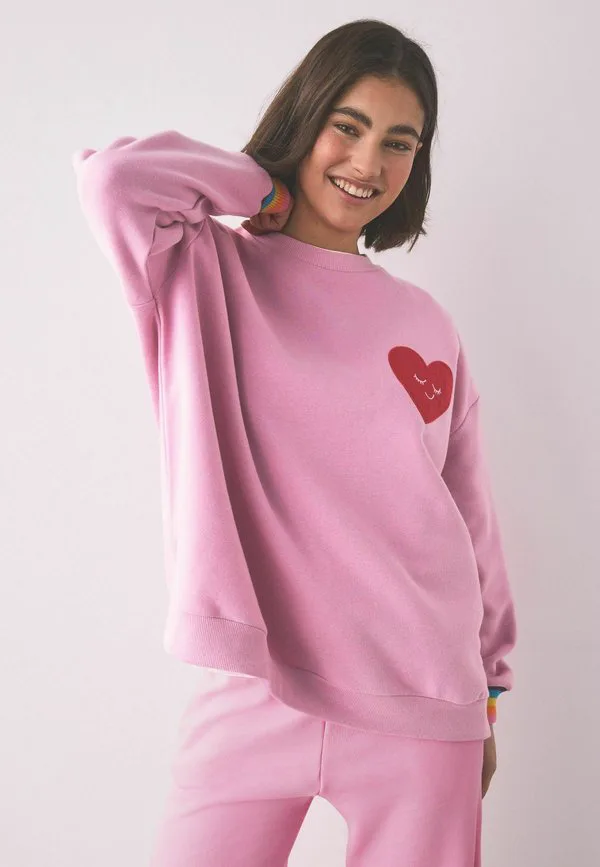 

Толстовка радужного цвета стандартного кроя Little Bird, Baby Pink, Розовый, Толстовка радужного цвета стандартного кроя Little Bird, Baby Pink