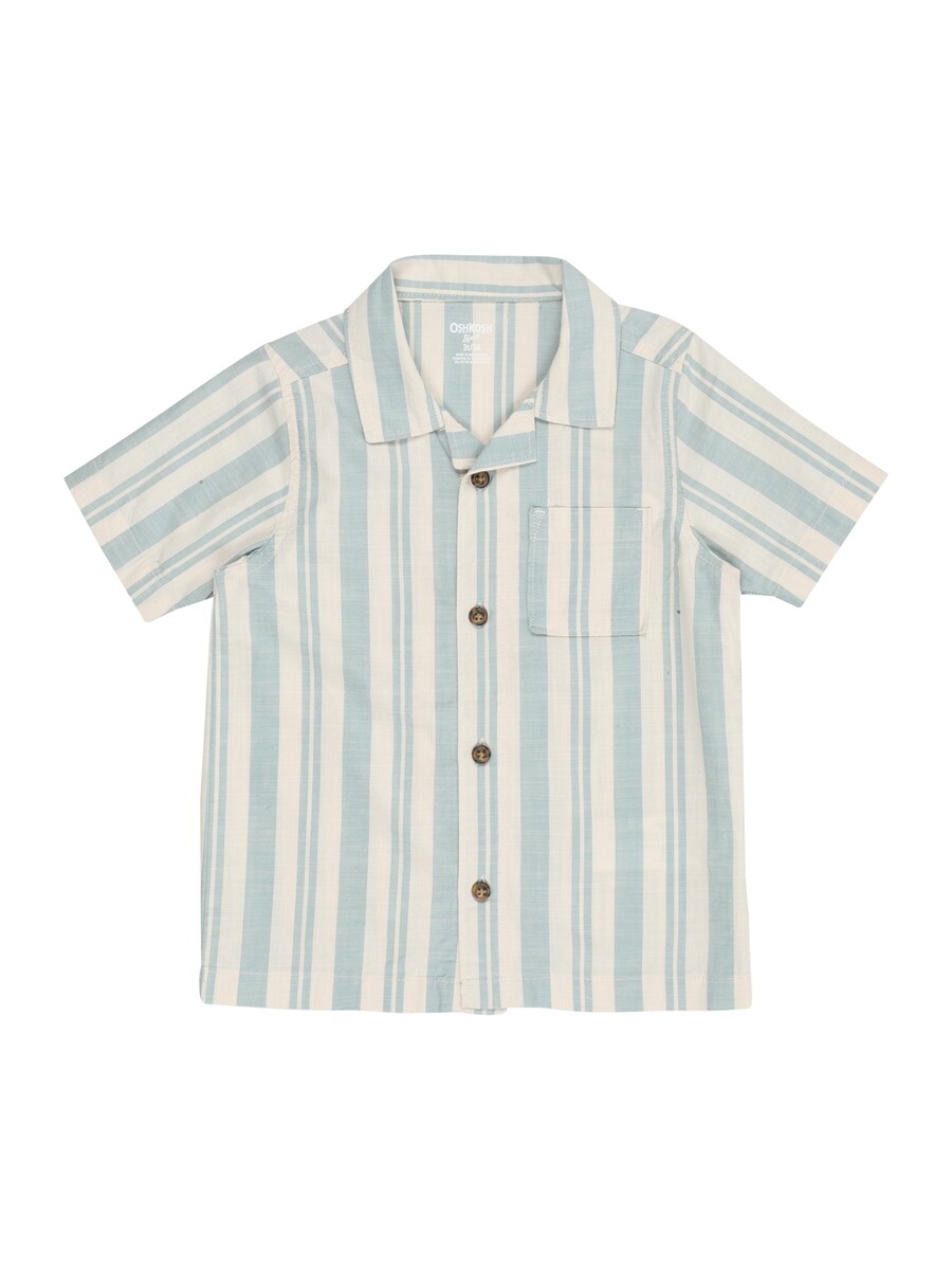 

Рубашка на пуговицах классического кроя OshKosh, цвет Cream/Light blue