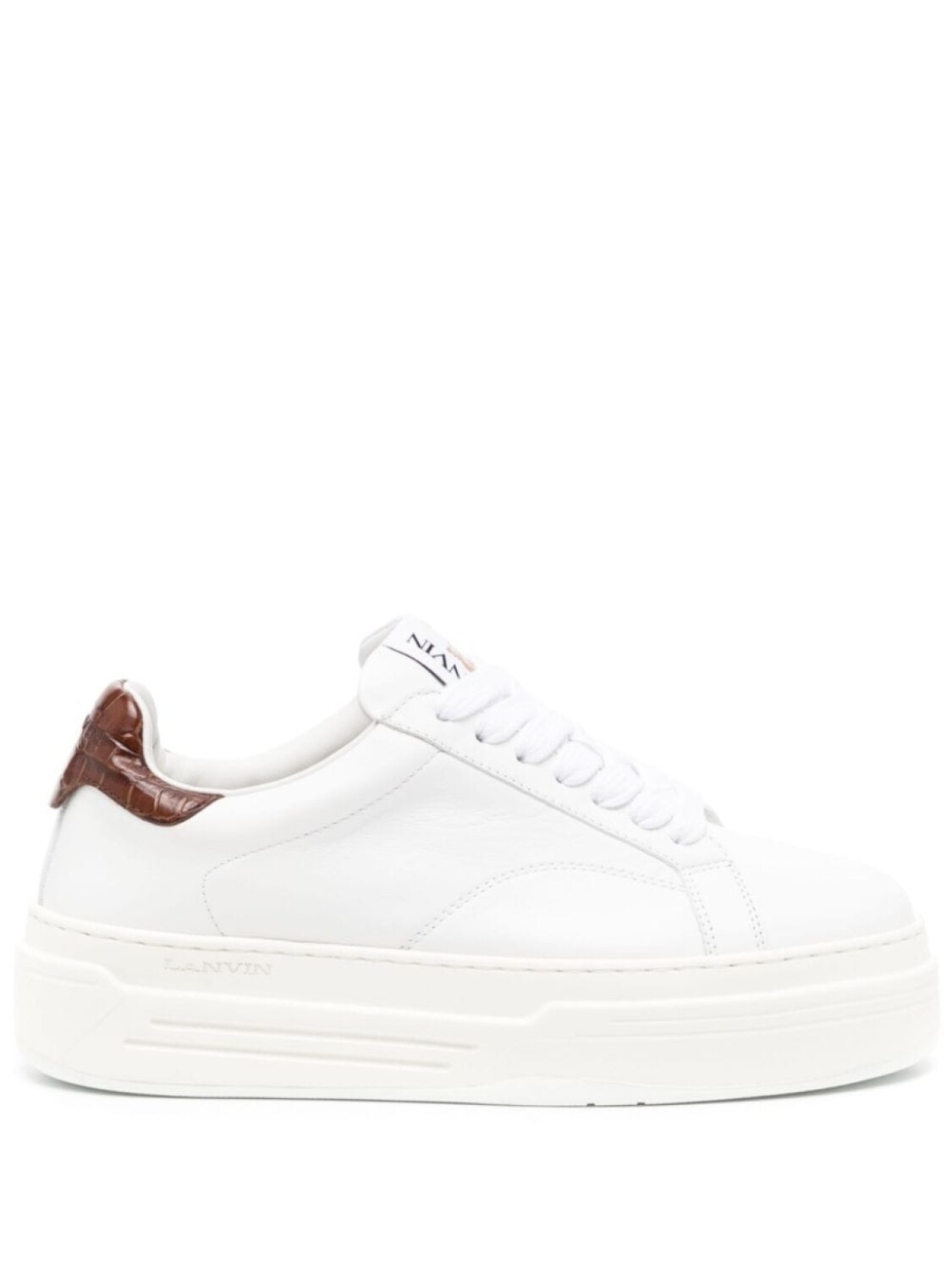 

Lanvin кроссовки на платформе из кожи DDB0, белый