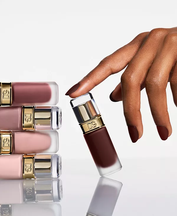 Быстросохнущий стойкий матовый лак для ногтей My nail match Dolce&Gabbana, 05 my plum mocha - pink burgundy — фото 3