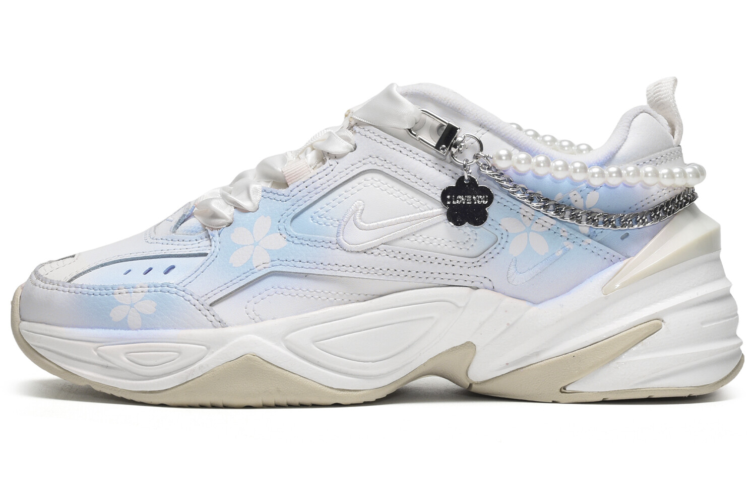 

Кроссовки Nike M2K Chunky Sneakers Women's Low-top Blue/White, синий/белый