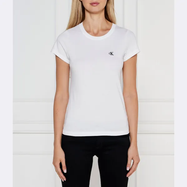 

Облегающая футболка Calvin Klein, белый