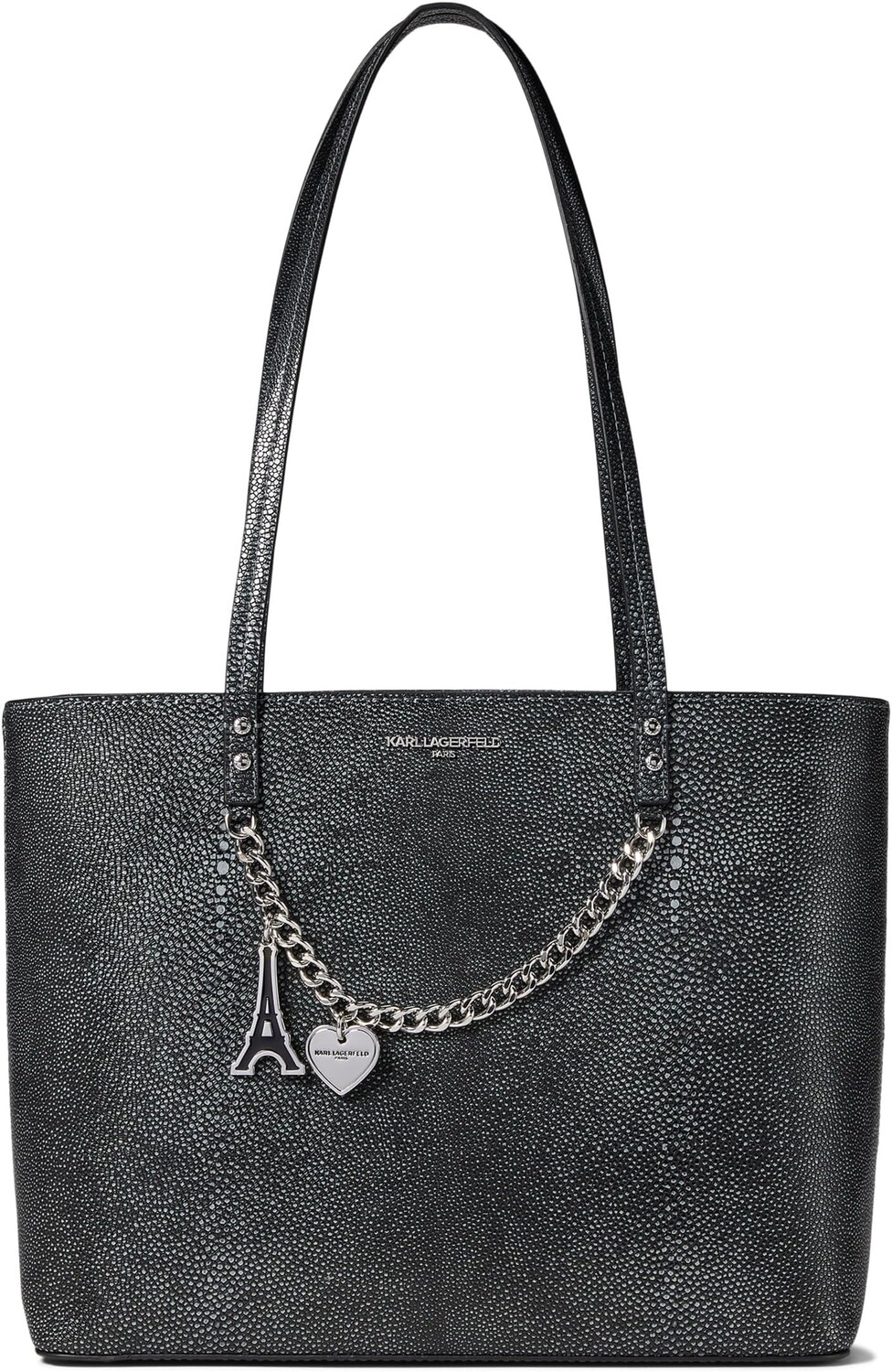 

Сумка Karl Lagerfeld Paris Maybelle Tote, черный/белый