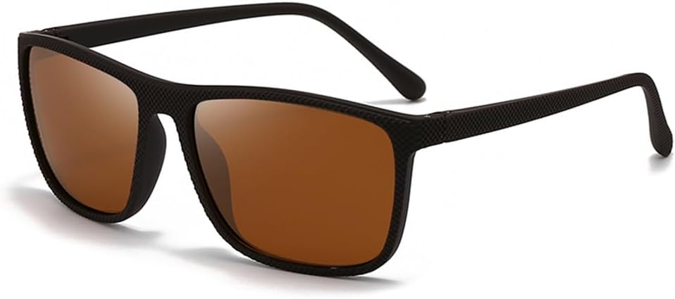 

Мужские поляризованные солнцезащитные очки для водителя, квадратные солнцезащитные очки для вождения на открытом воздухе, спортивные солнцезащитные очки 3237 KTUCN, Brown