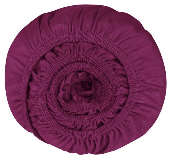 

Простынь на подгонке Schiesser Flexi, 100x1x200 см цвет beere