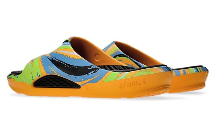 Сандалии ACTIBREEZE 3D 2 «Зеленый мраморный оранжевый» Asics — фото 4