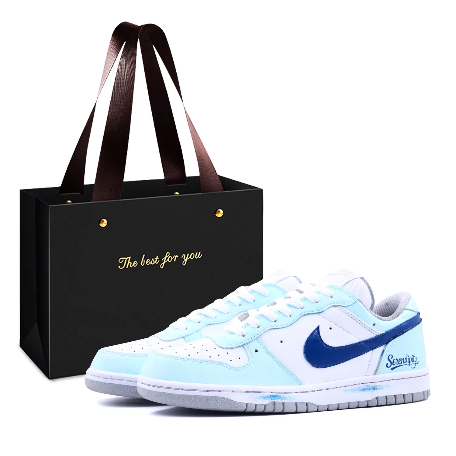 Кроссовки Nike Big Low Iced Blue Light Blue