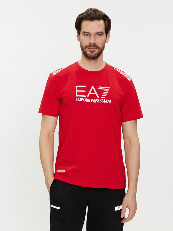 

Футболка стандартного кроя Ea7 Emporio Armani, красный