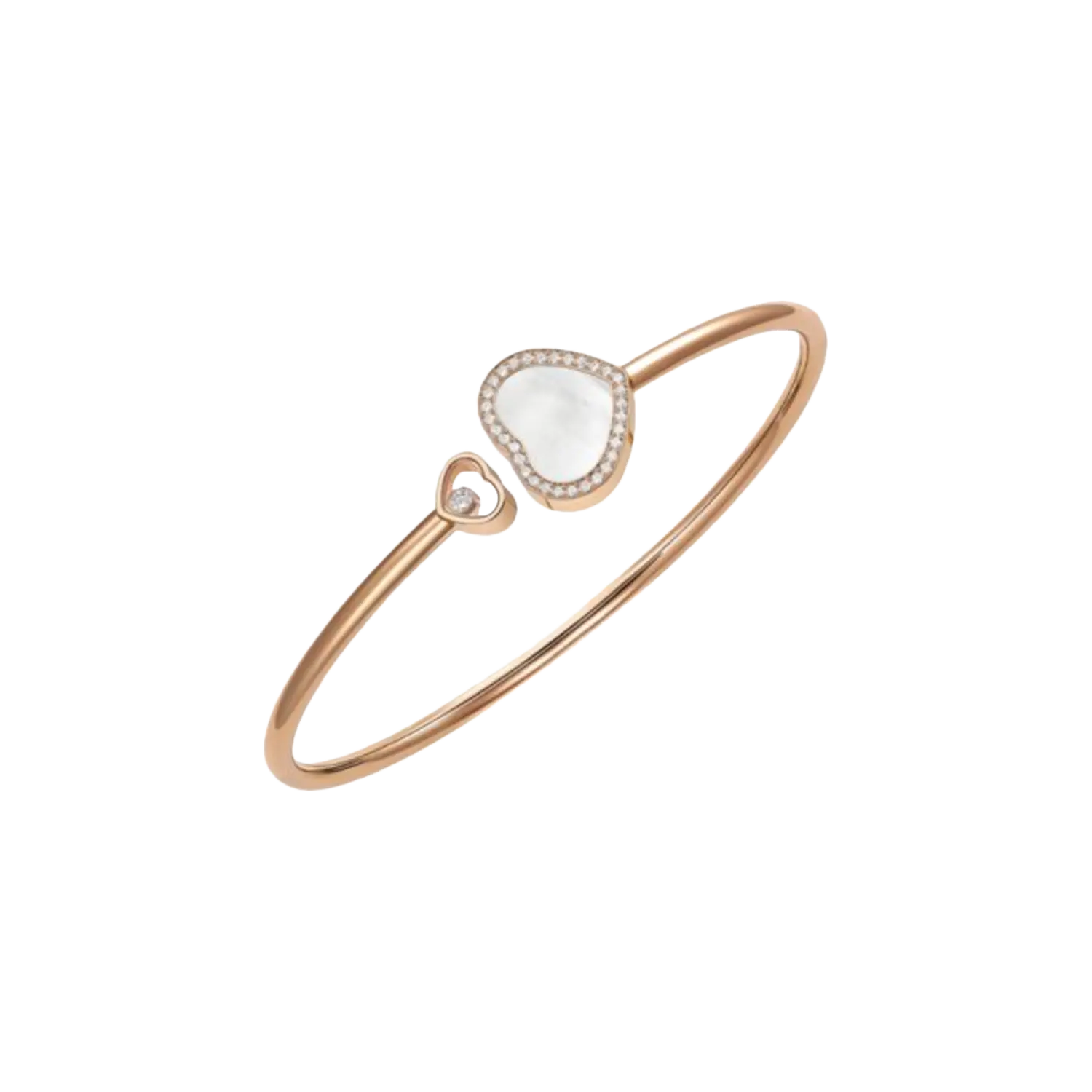 

Браслет happy hearts из розового золота с бриллиантами и перламутром 85a074 5300 Chopard