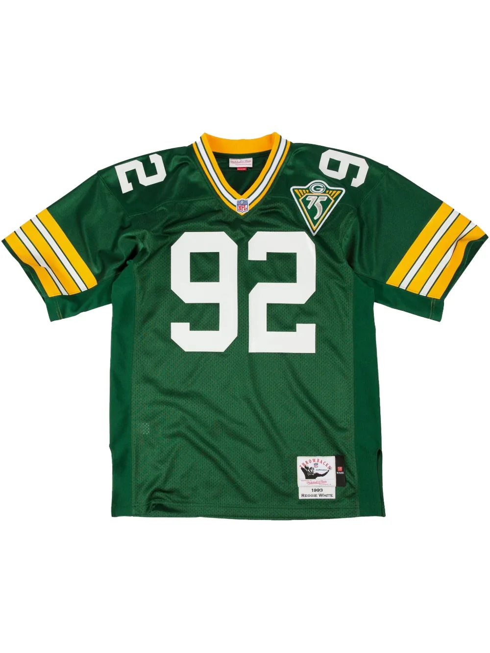 

Спортивная футболка Green Bay Packers 1993 Reggie White Mitchell & Ness, зеленый