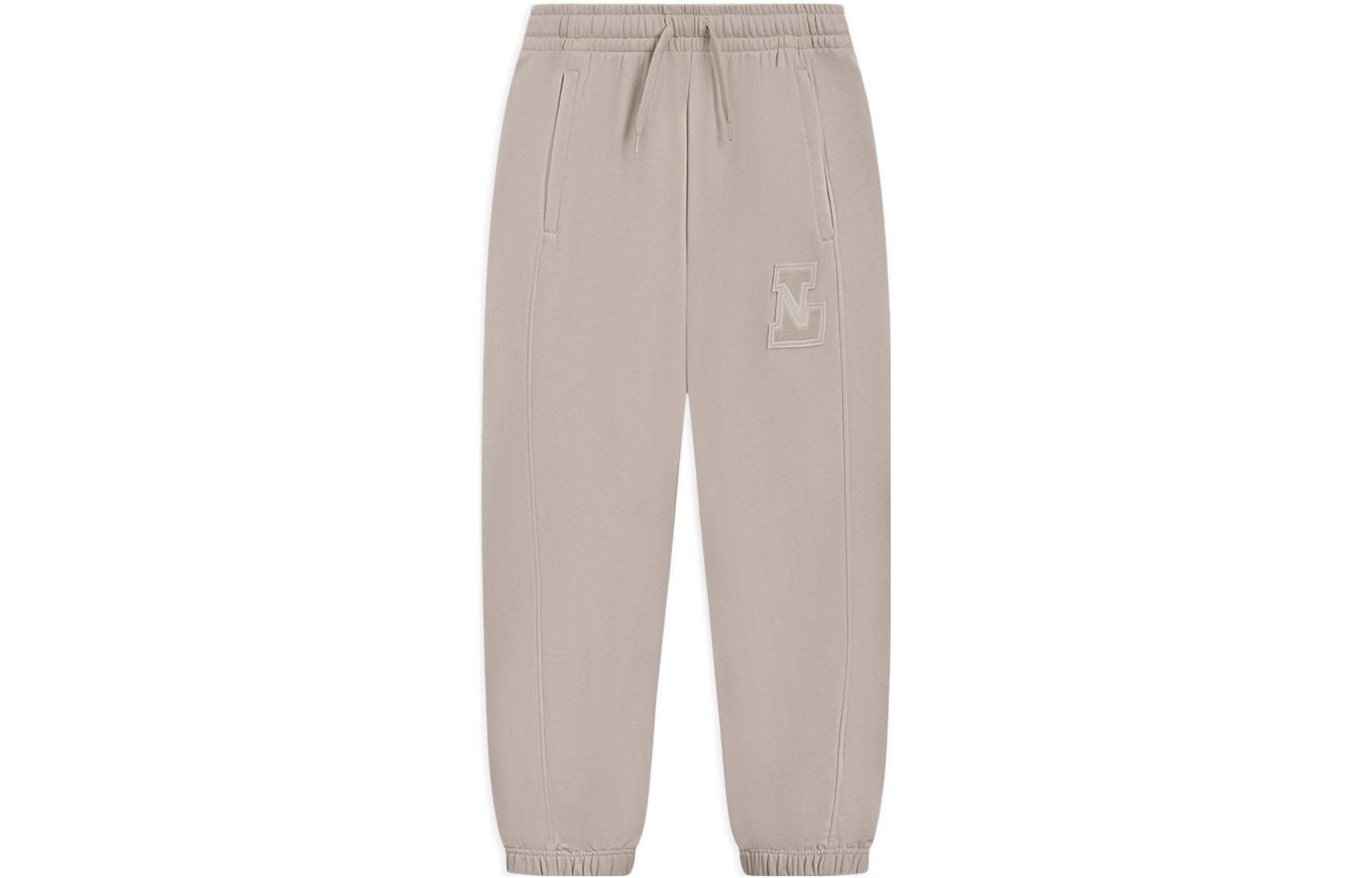 

Коллекция Sports Life Вязаные спортивные штаны Мужские Льняной серый LINING