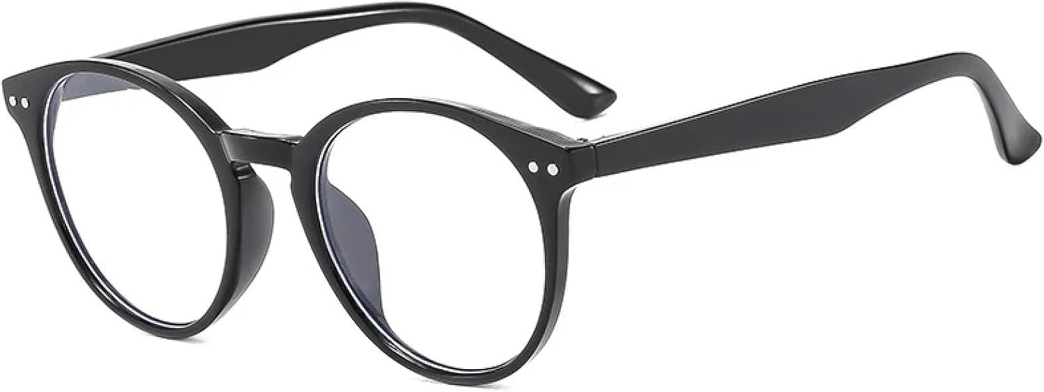 

Солнцезащитные очки с защитой от УФ-излучения UV400 для женщин и мужчин | Круглые линзы конфетных цветов, панк-стиль, заклепки | для занятий спортом на открытом воздухе DSVIGF, Glossy Black Clear