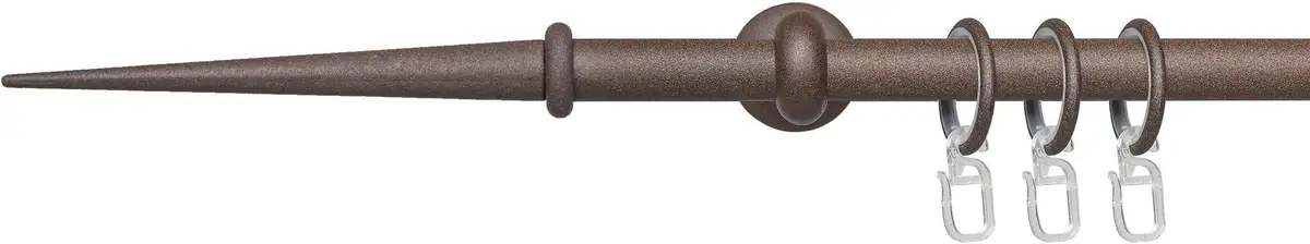 

Карниз Liedeco "Esp Spitze", 1 направляющая фиксированного размера, 1 направляющая фиксированного размера Ø 16 мм 200 см, Ø16мм, цвет rost