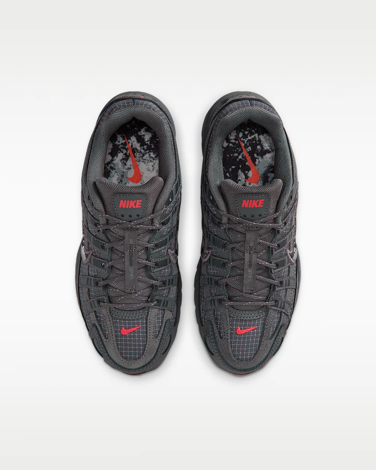 Кроссовки Nike P-6000 для детей, Iron Grey/Dark Smoke Grey/Light Smoke Grey/Metallic Silver — фото 4