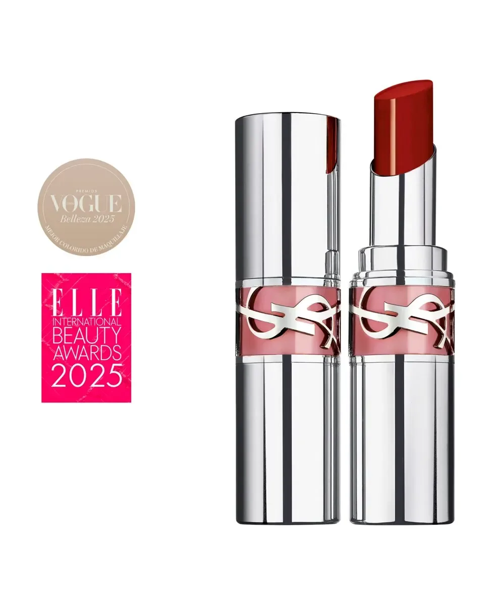 Помада для губ с эффектом влажного блеска Loveshine Yves Saint Laurent, 80 Glowing Lava — фото 2