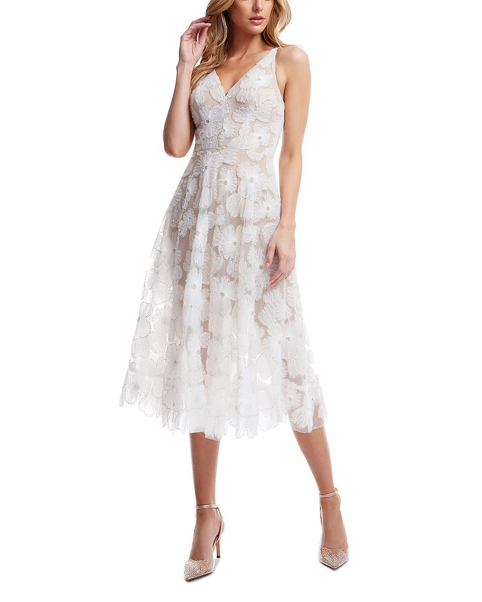 

Вышитое платье Блэр Dress the Population, белый