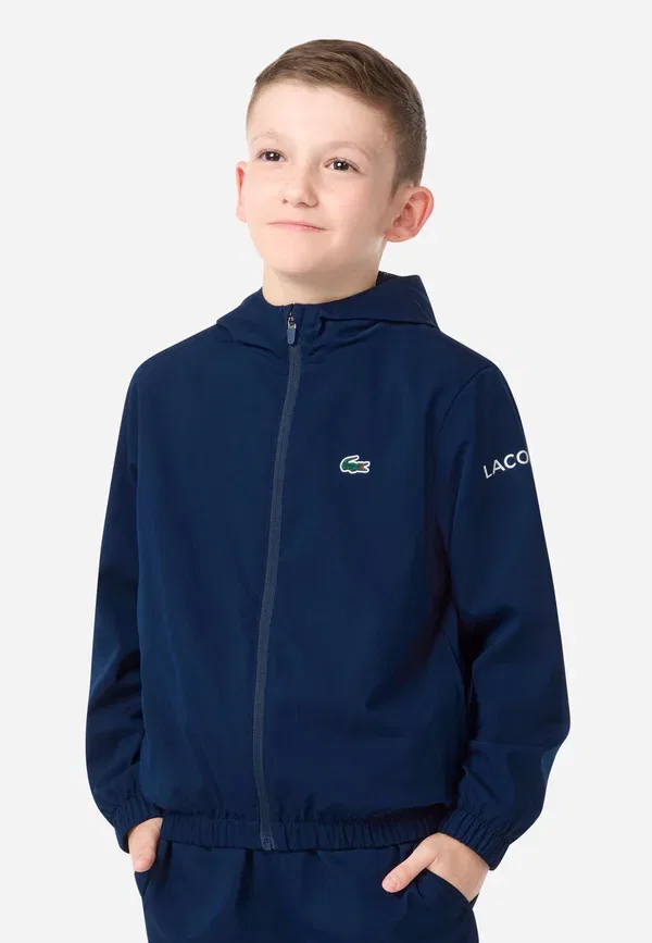 Куртка ветрозащитная Diamond taffeta wind jacke training jacket Lacoste, темно-синий