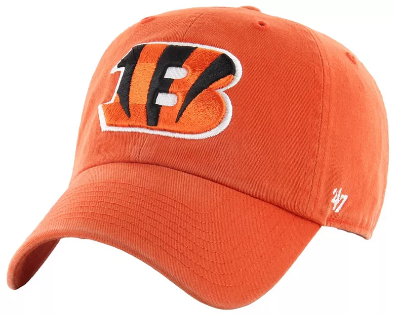 

'47 Youth Cincinnati Bengals Оранжевая регулируемая кепка Clean Up