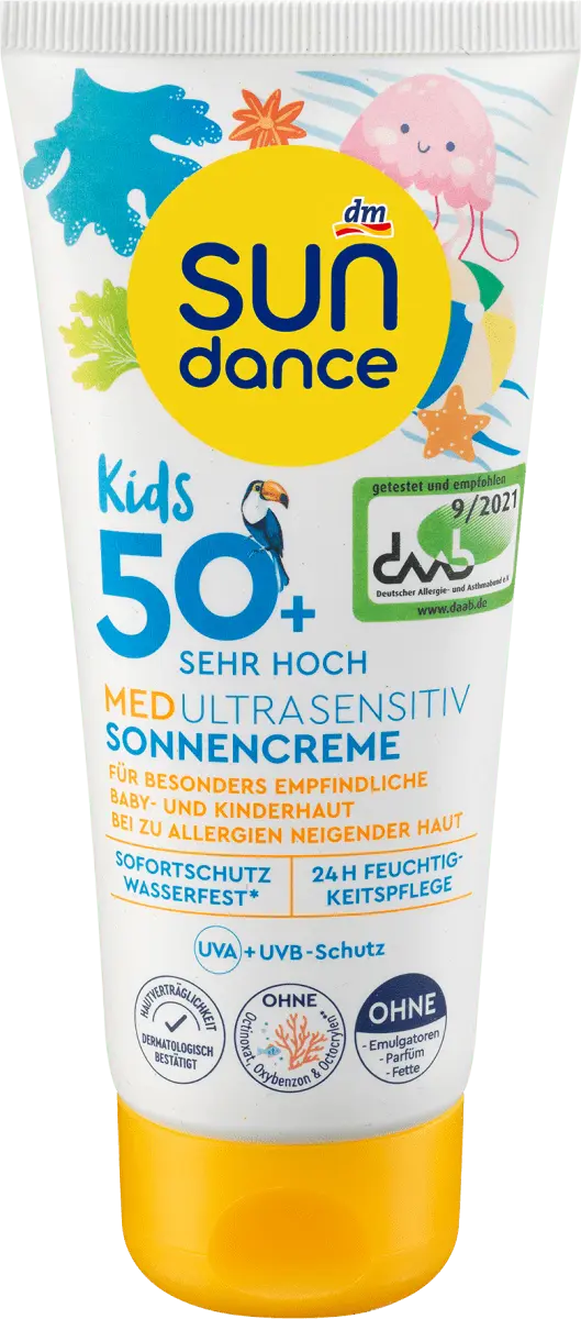 

Солнцезащитный крем Kids MED ультрачувствительный SPF 50+ 100мл SUNDANCE