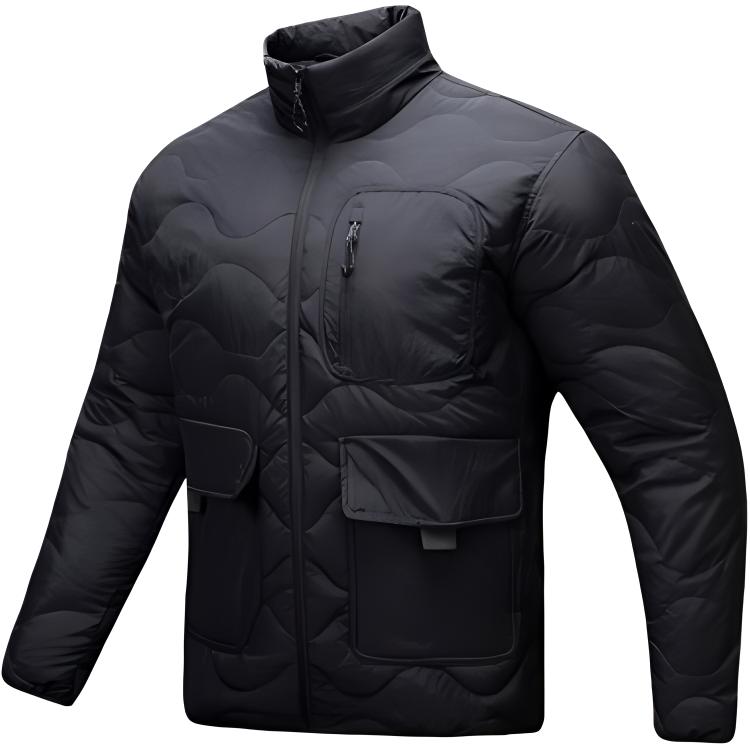 

ANTA Мужская базовая куртка пуховик черная, Basic Black
