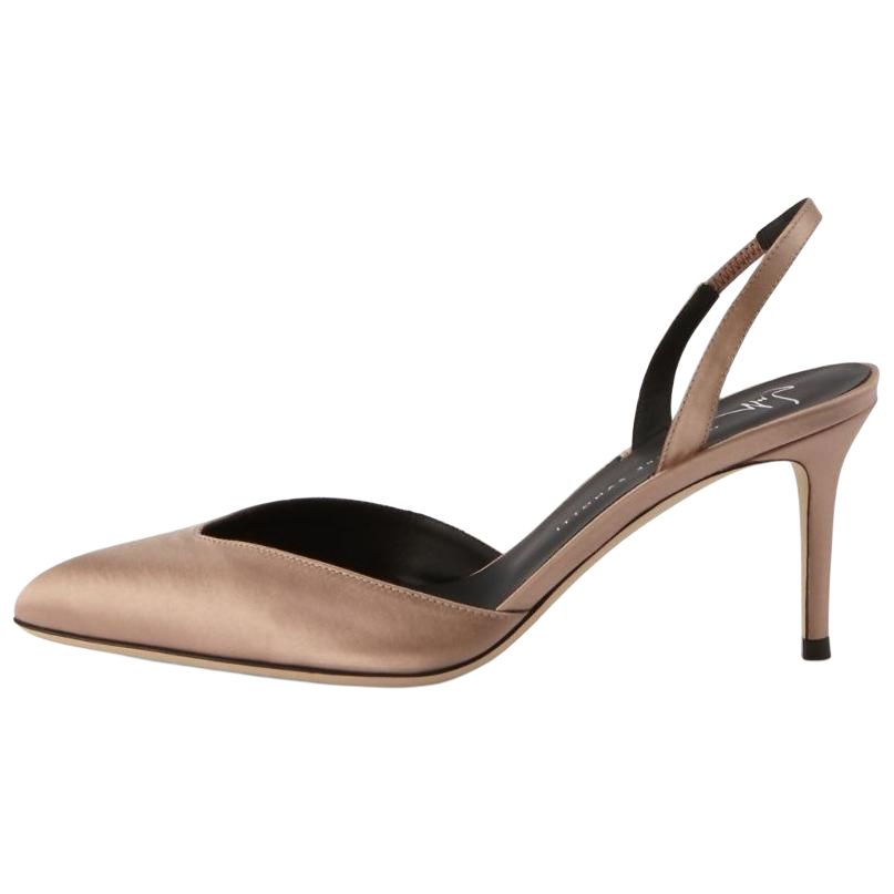 70-миллиметровые туфли Monyq от Giuseppe Zanotti, розово-коричневые