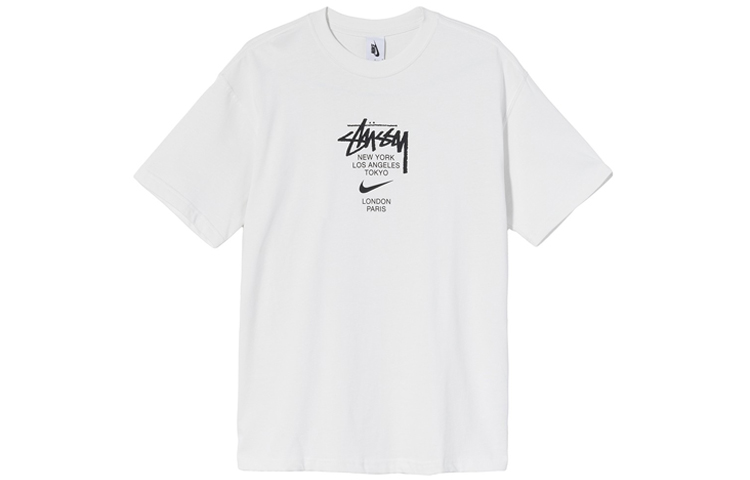 

Футболка Nike X International, азиатские размеры Stussy, белый