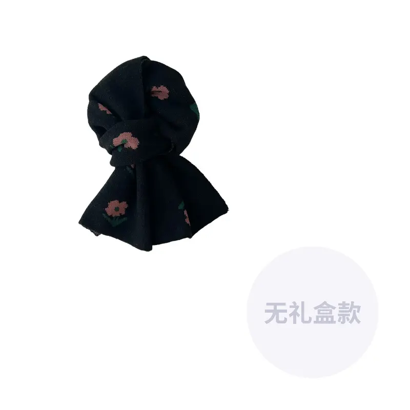 

Вязаный шарф женский, Black