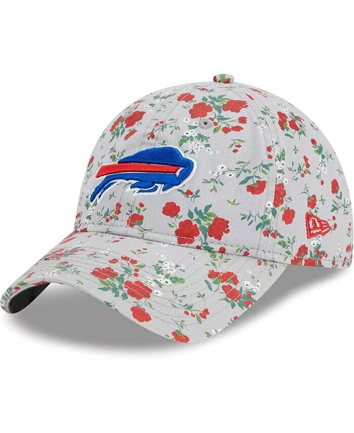 

Женская серая регулируемая шляпа Buffalo Bills Bouquet 9TWENTY New Era, серый