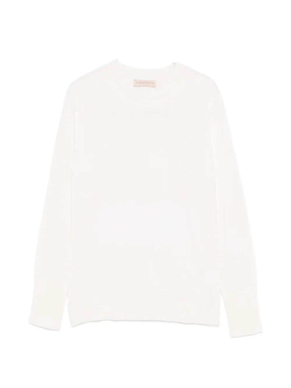 

Свитер с круглым вырезом Purotatto, белый
