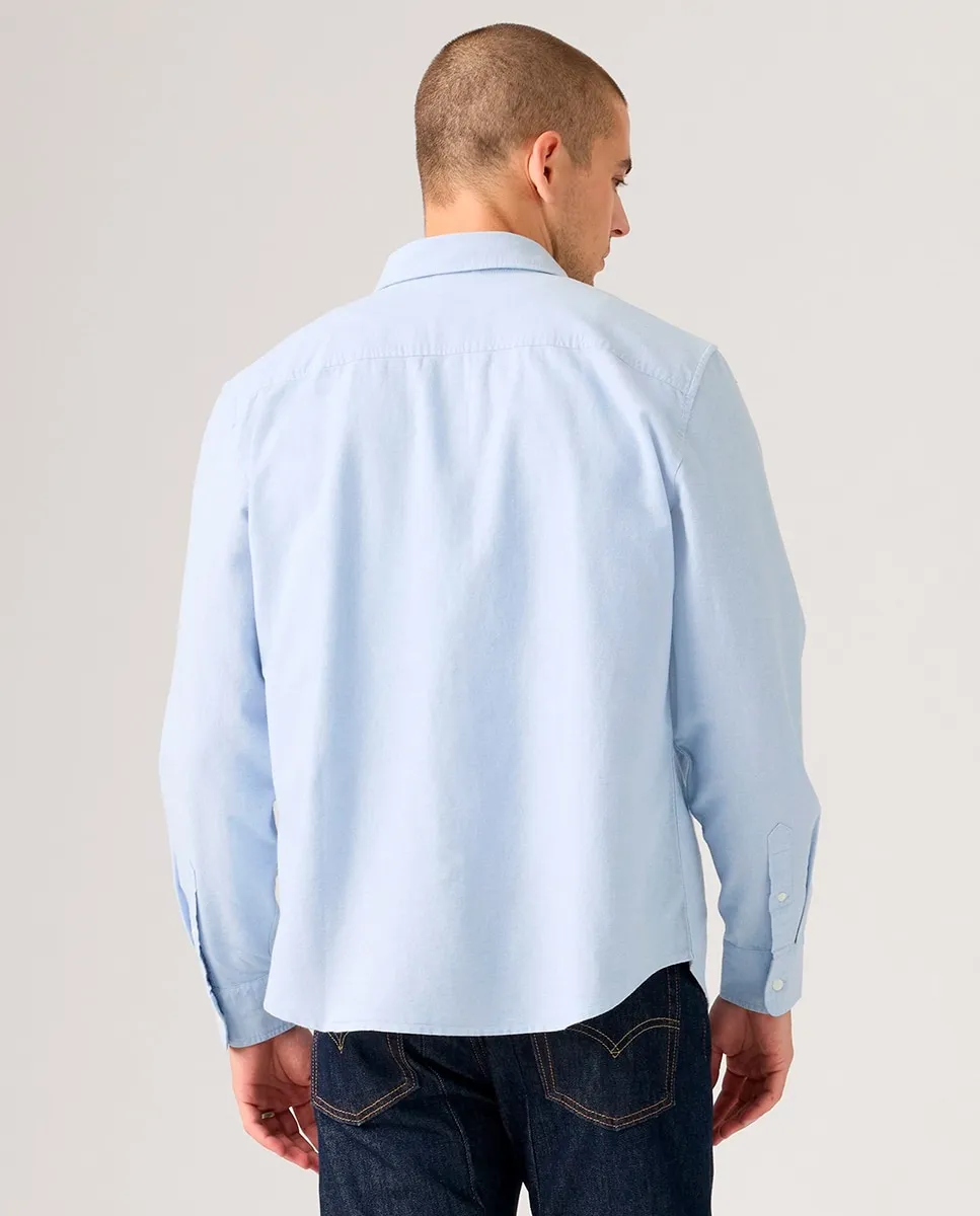 Рубашка с длинным рукавом для мужчин Levi's, светло-голубой — фото 2