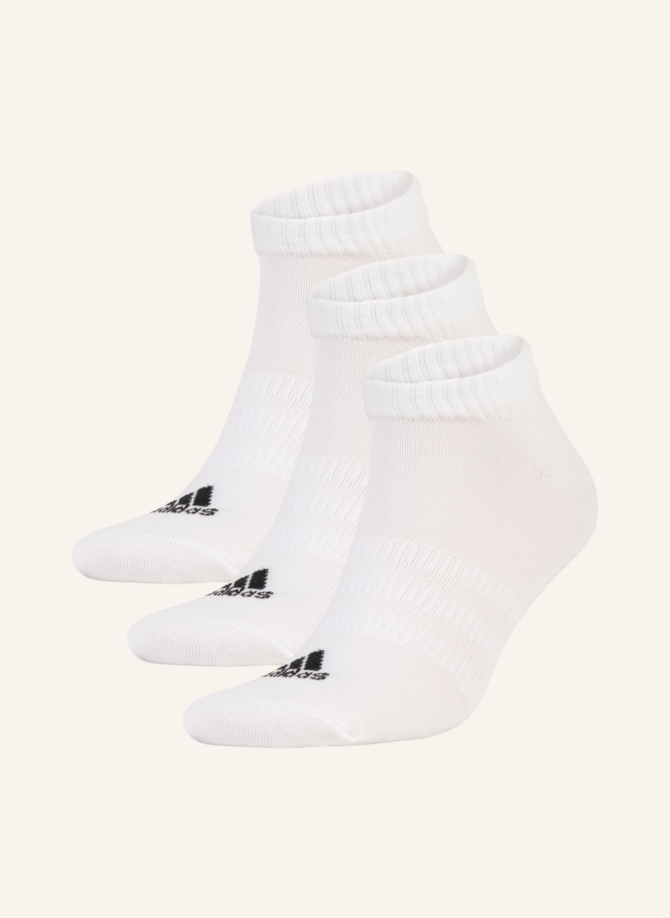 

Упаковка из 3 носков, тонких и легких Adidas, белый