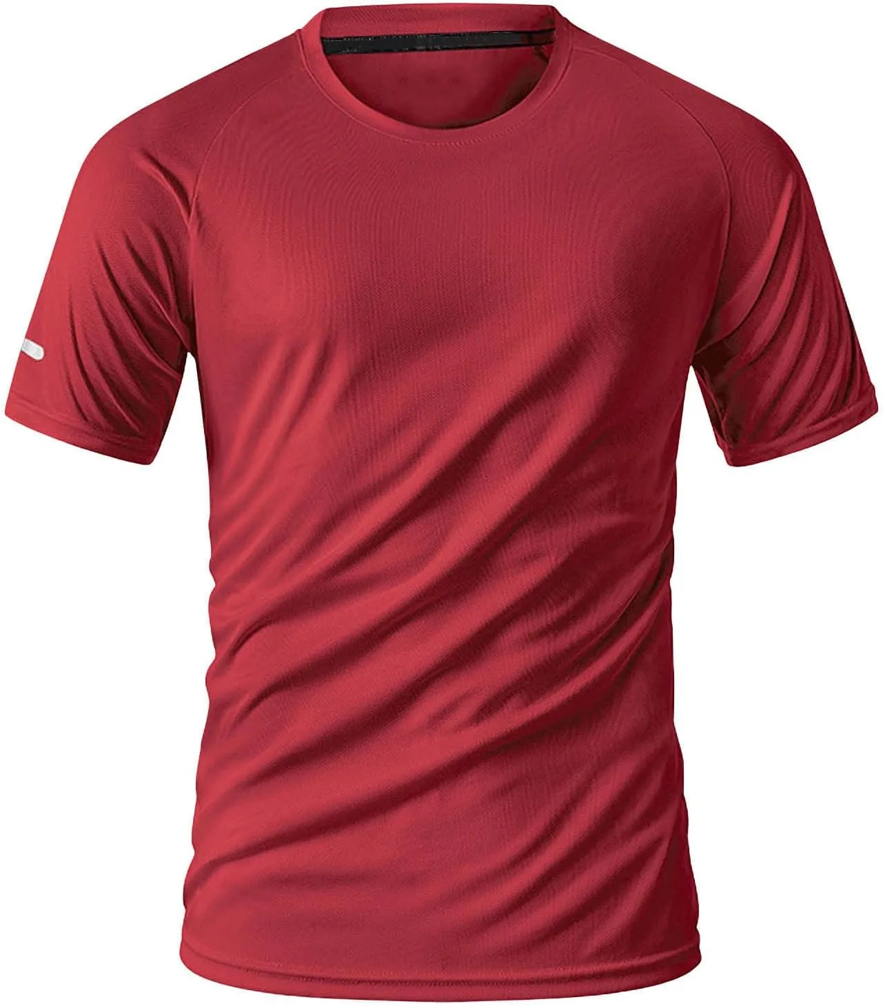 

Мужская футболка для бега и тренировок Moisture Wicking, Crew Neck, Short Sleeve Xiaojmake