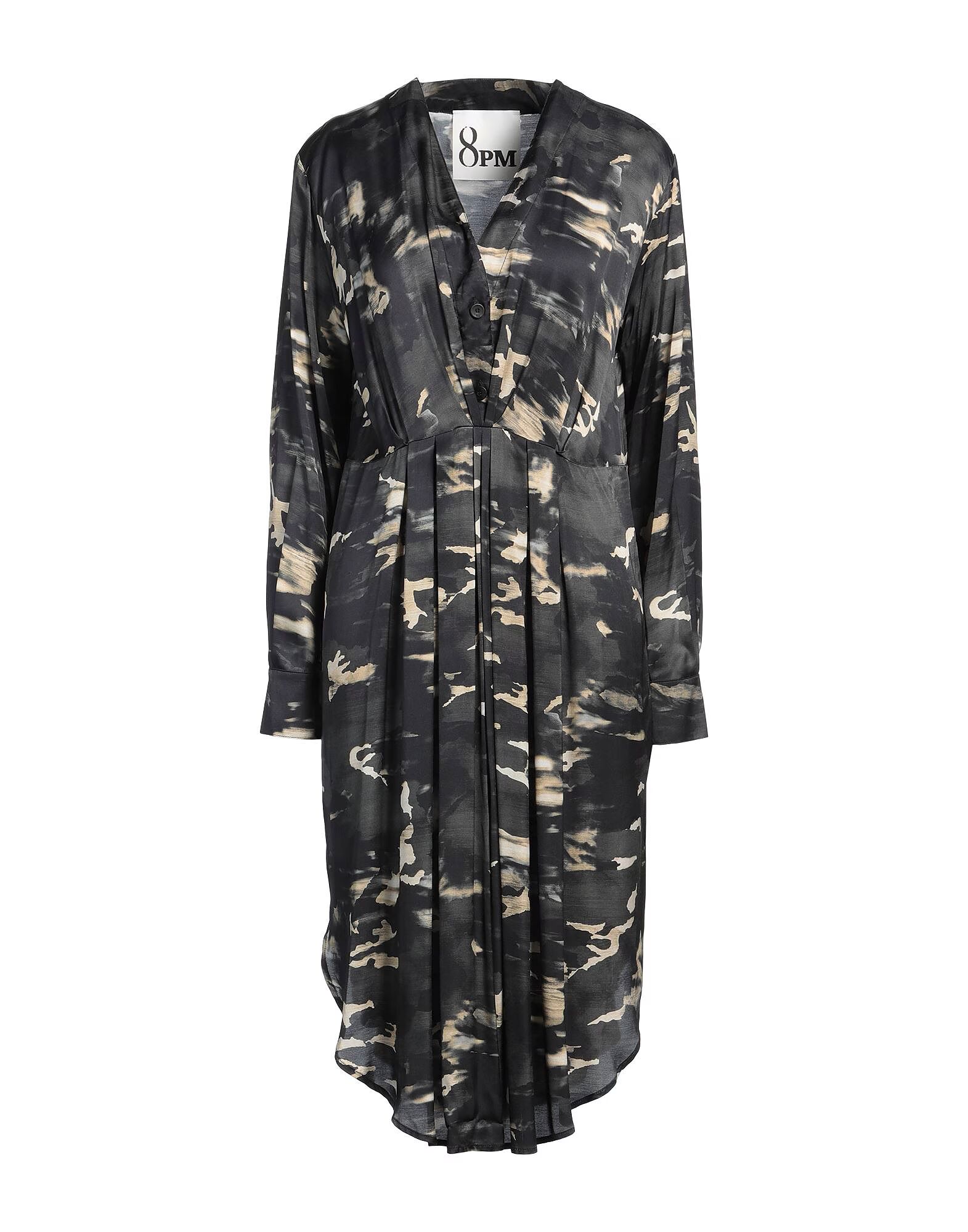 

Мини-платье 8Pm, угольно-серый